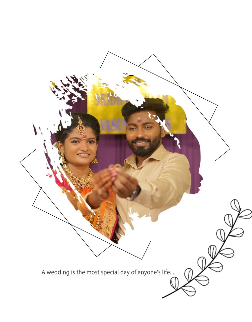 Decorative image of wedding details